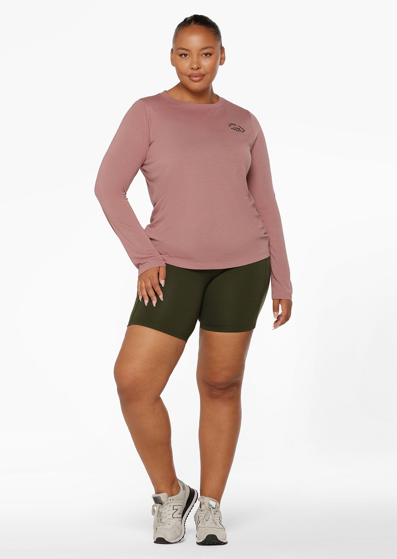 Lorna Jane Lotus Long Sleeve Top - Wild Rose