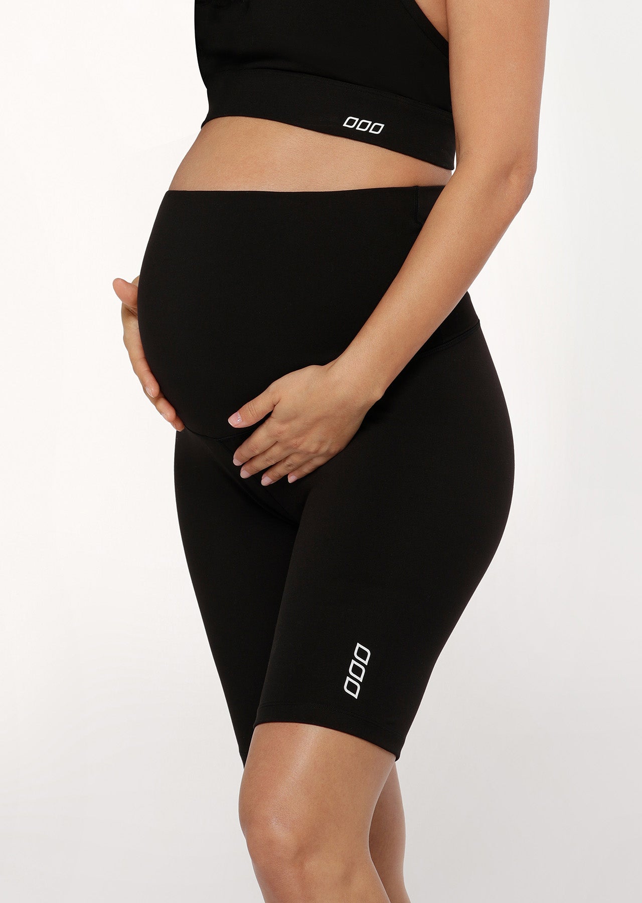 Lorna Jane LJ Maternity Bike Shorts - Black