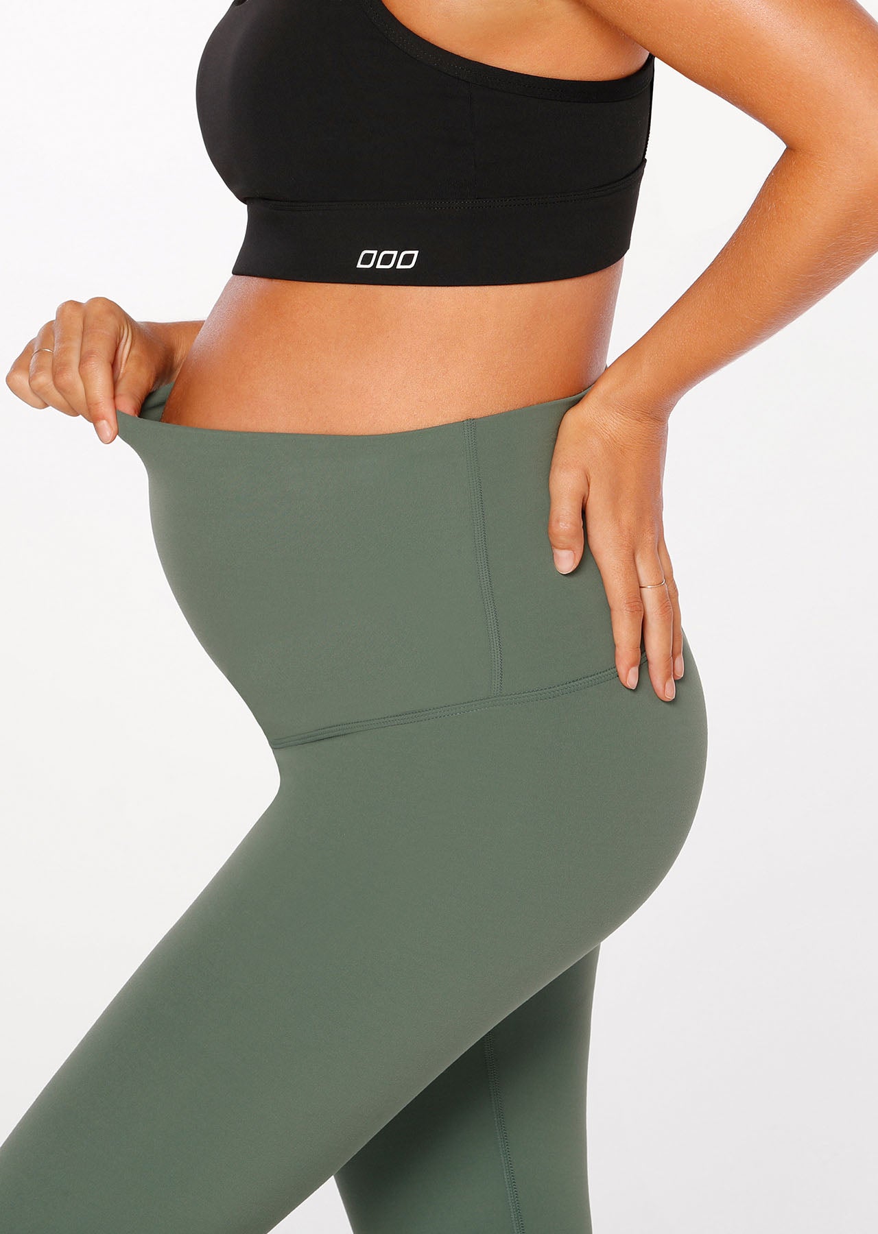 Lorna Jane LJ Maternity Full Length Tight - Military