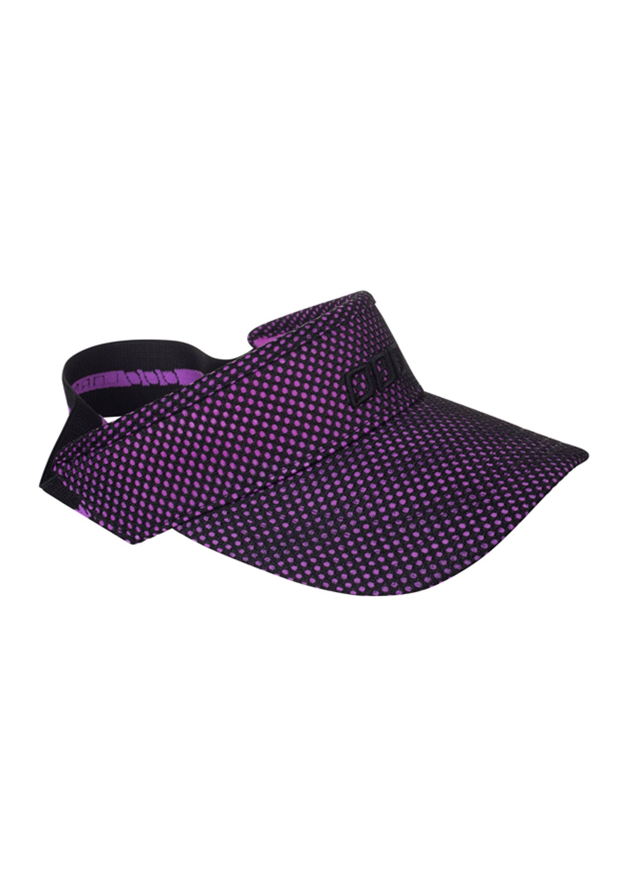 Lorna Jane LJ Swift Visor - Black/Neon Fuchsia