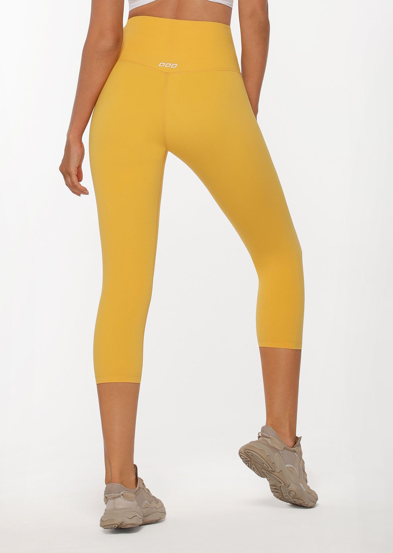 Lorna Jane Lotus 7/8 Leggings - Light Turmeric