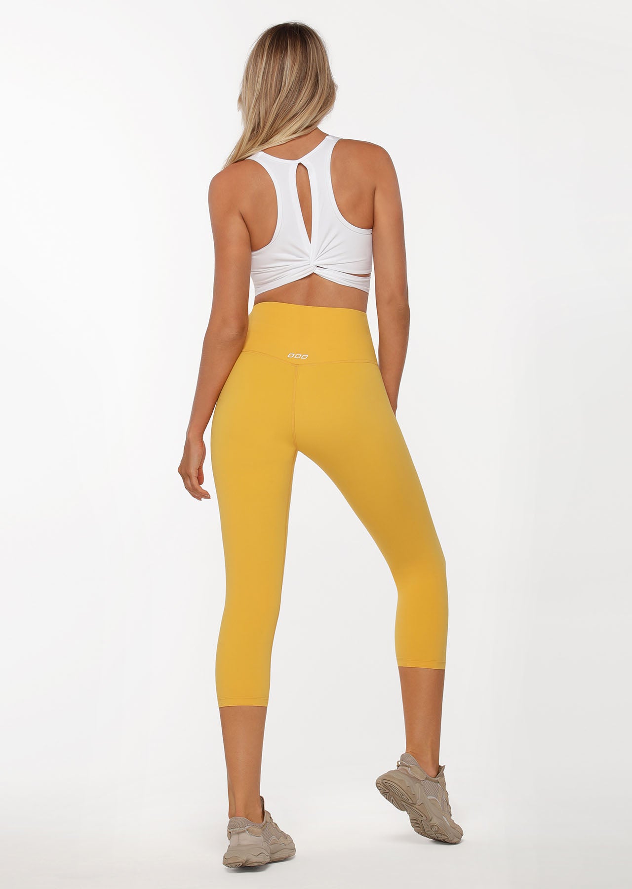 Lorna Jane Lotus 7/8 Leggings - Light Turmeric