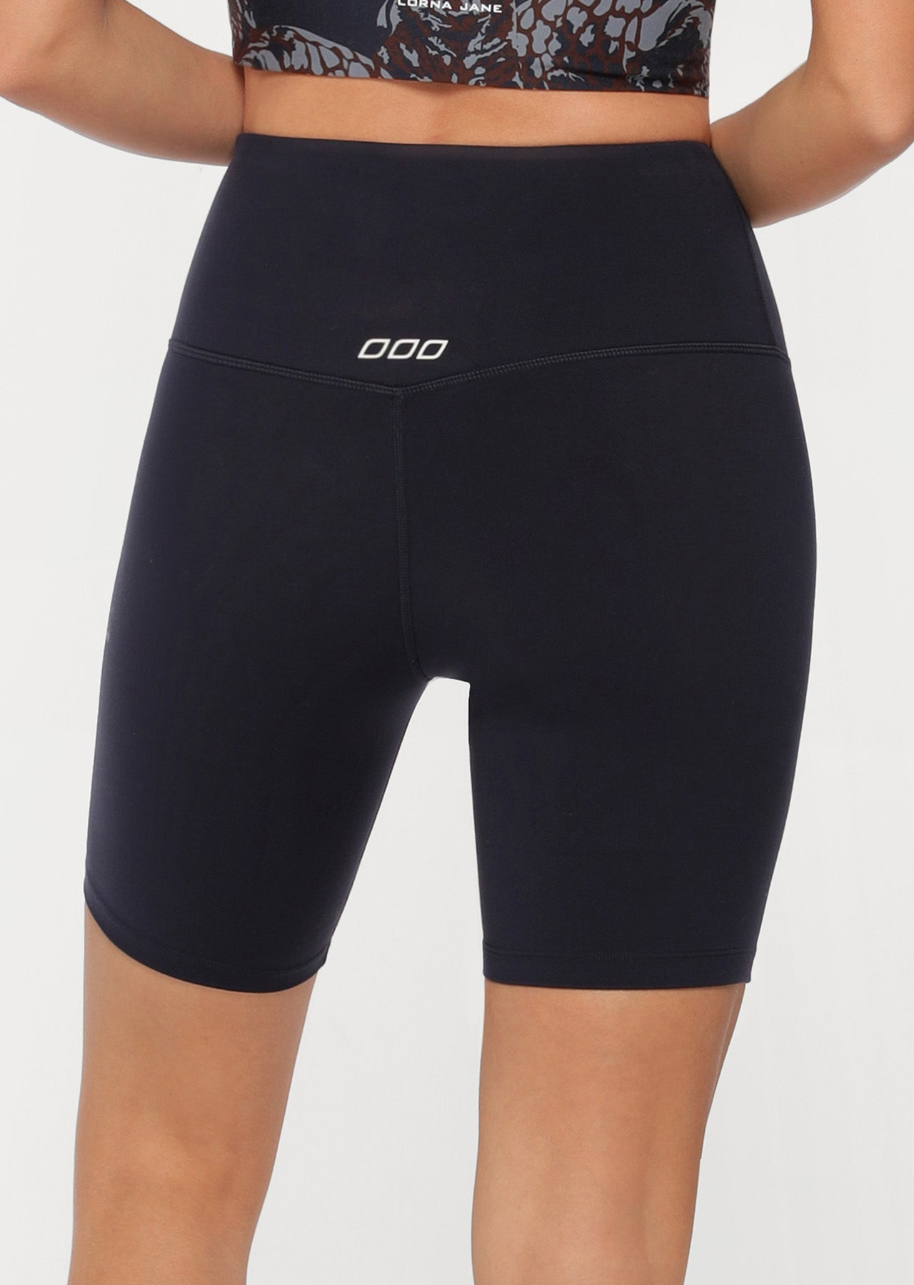 Lorna Jane Lotus Bike Shorts - French Navy