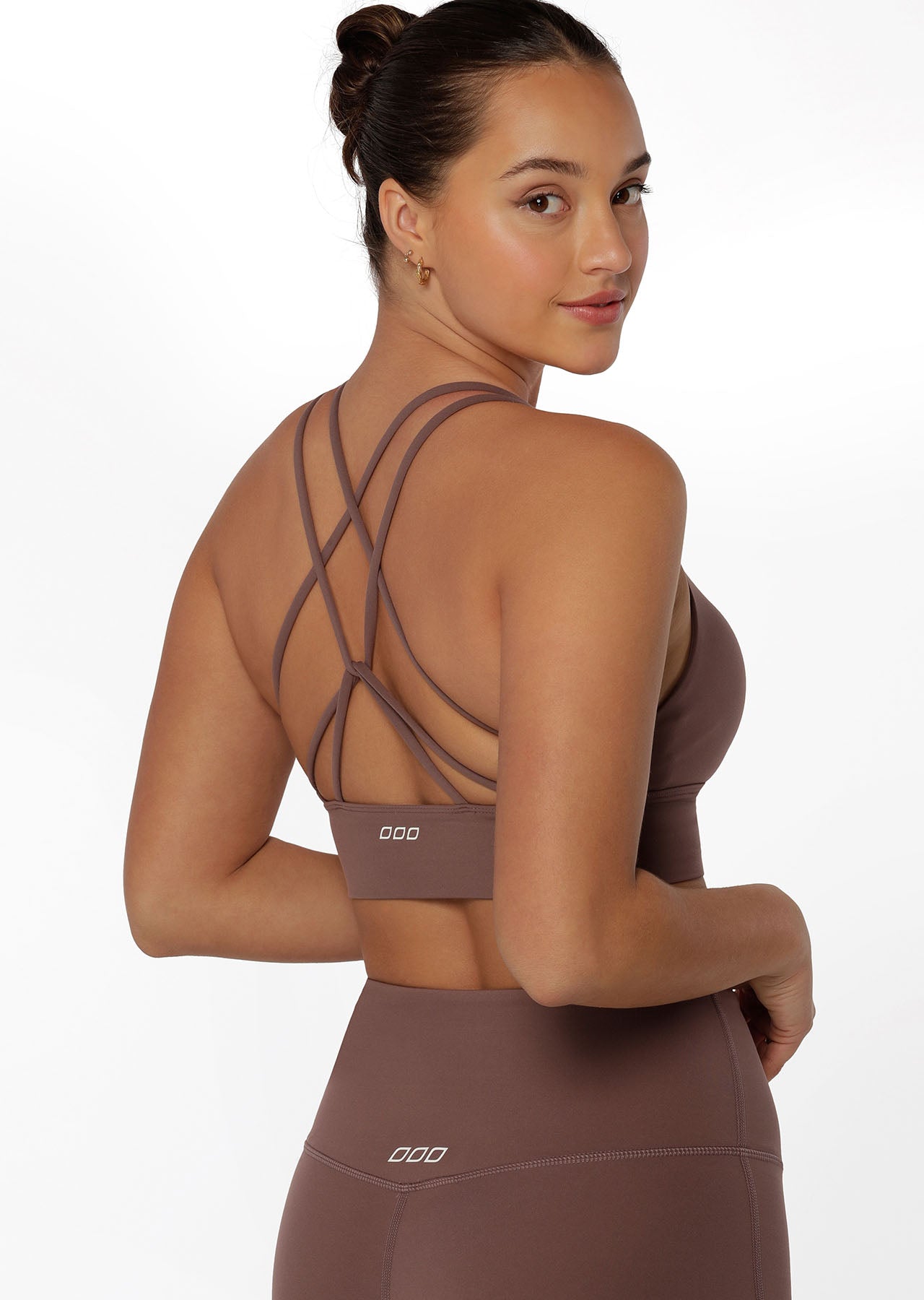 Lorna Jane Lotus Sports Bra - Stone