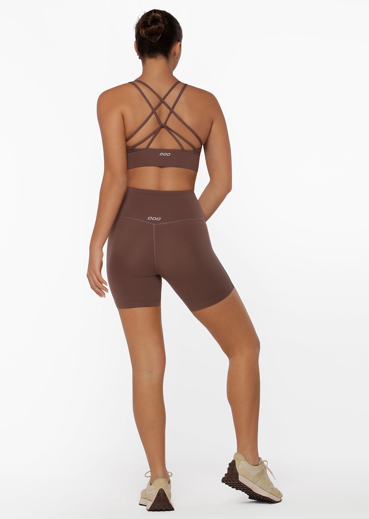 Lorna Jane Lotus Sports Bra - Stone