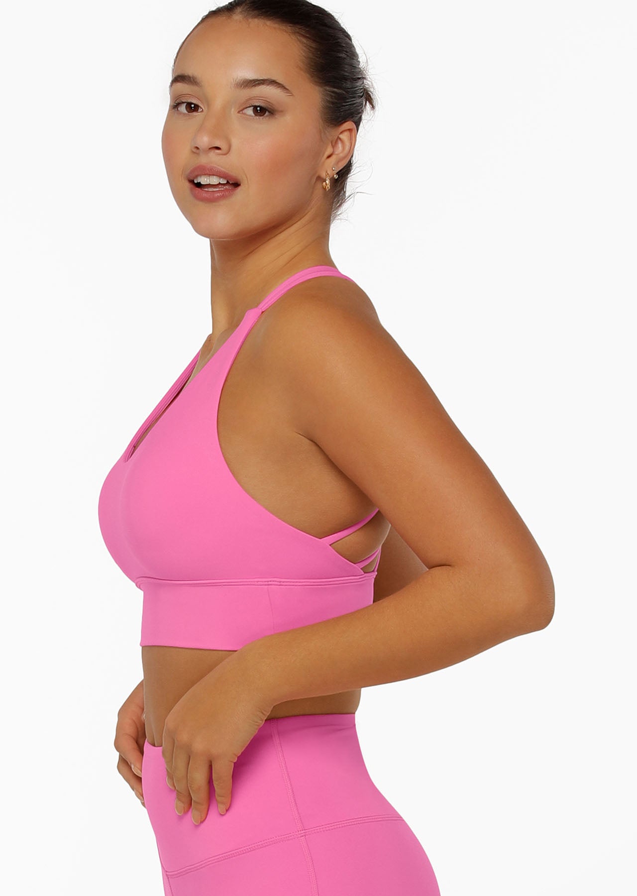 Lorna Jane Lotus Sports Bra - Milkshake