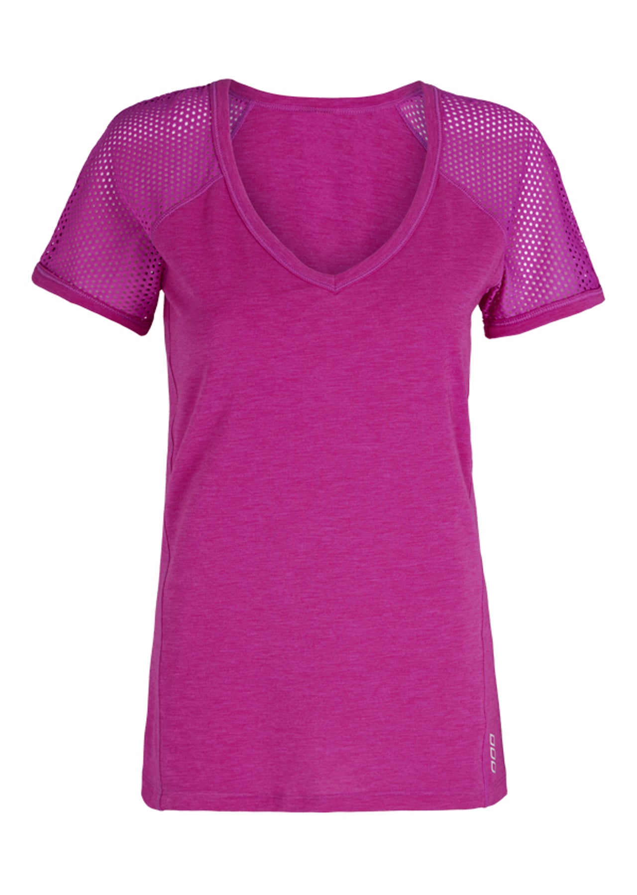 Lorna Jane Mischief Active S/Slv T-Shirt - Very Fuchsia