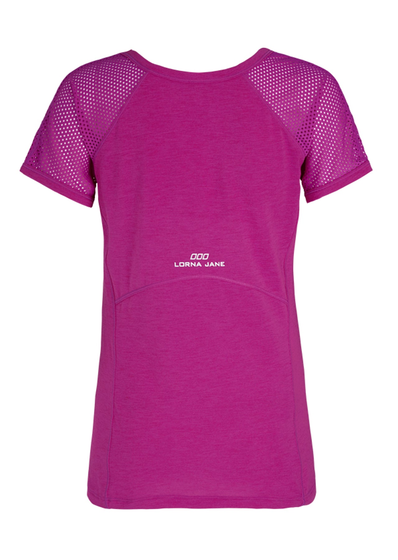 Lorna Jane Mischief Active S/Slv T-Shirt - Very Fuchsia