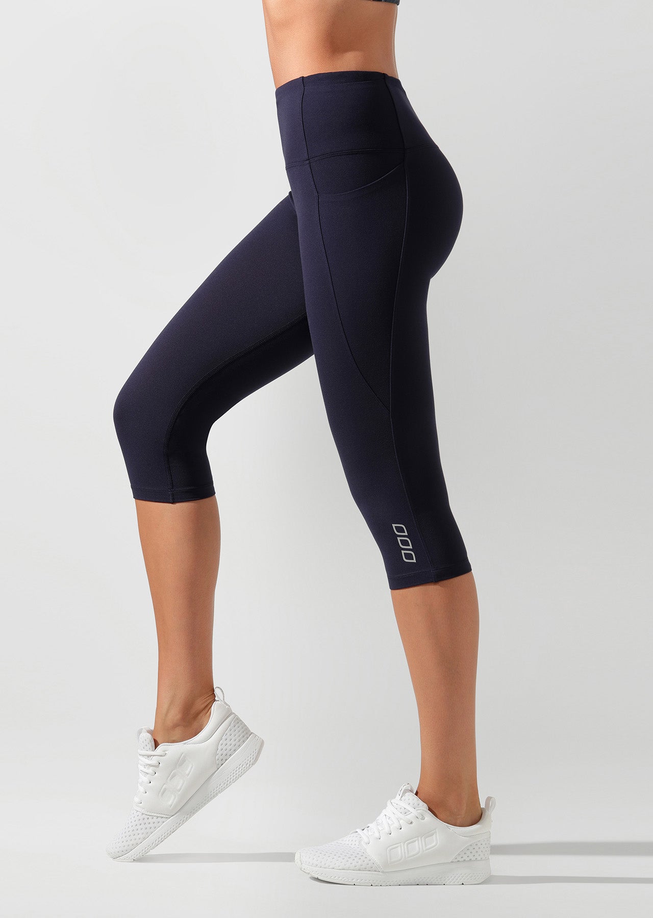 Lorna Jane Move Core Phone Pocket 3/4 Tight - French Navy