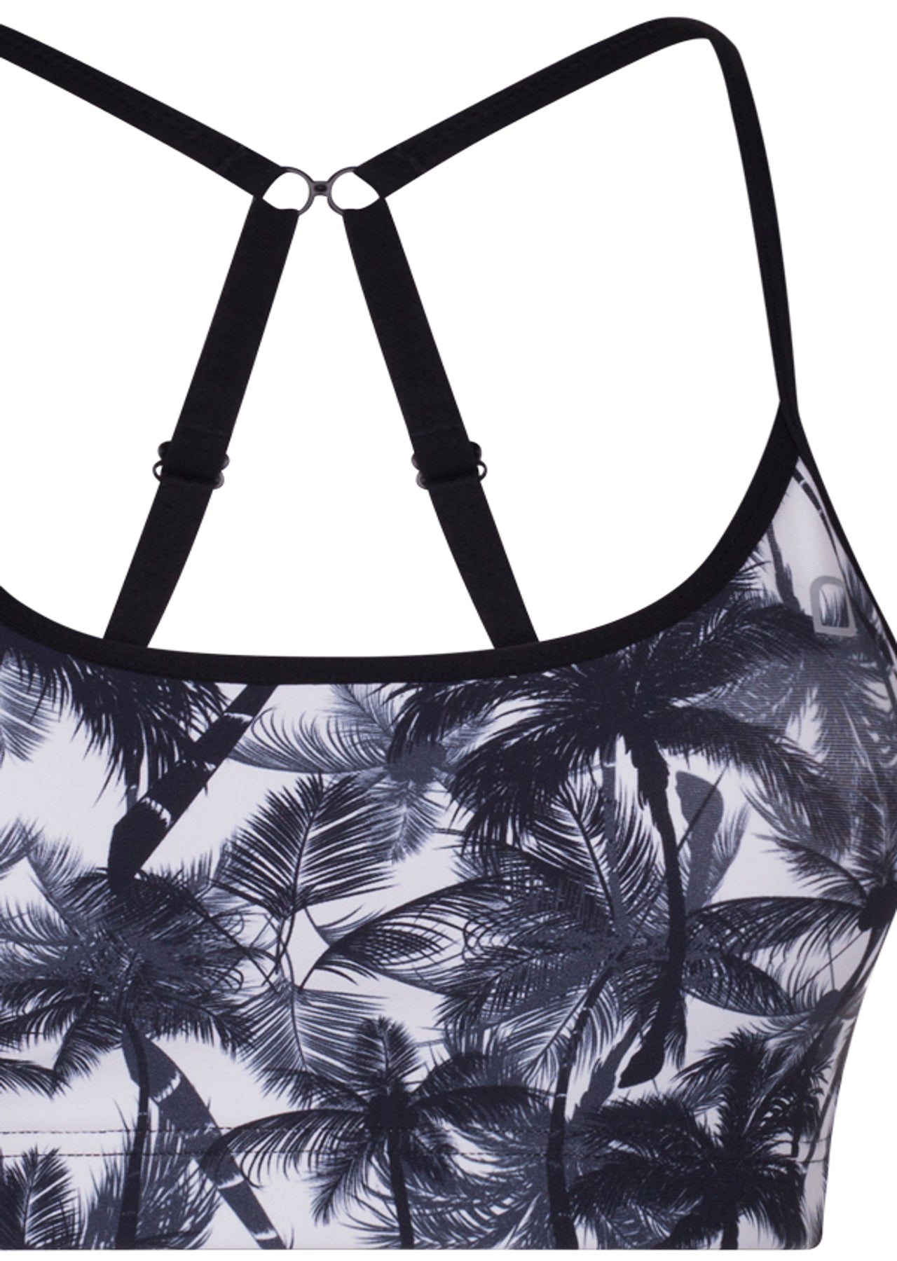 Lorna Jane Offbeat Sports Bra - Black/White