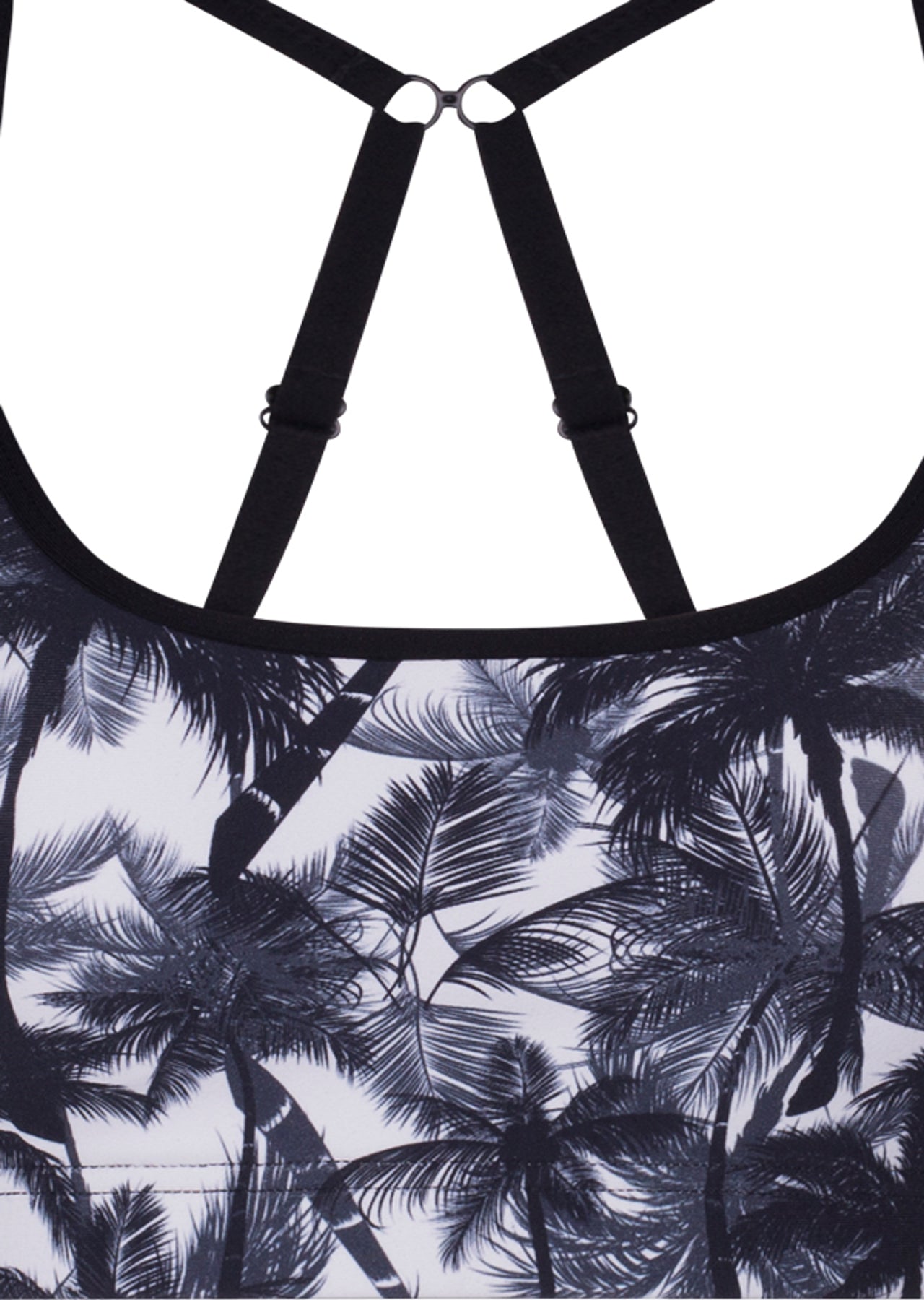Lorna Jane Offbeat Sports Bra - Black/White