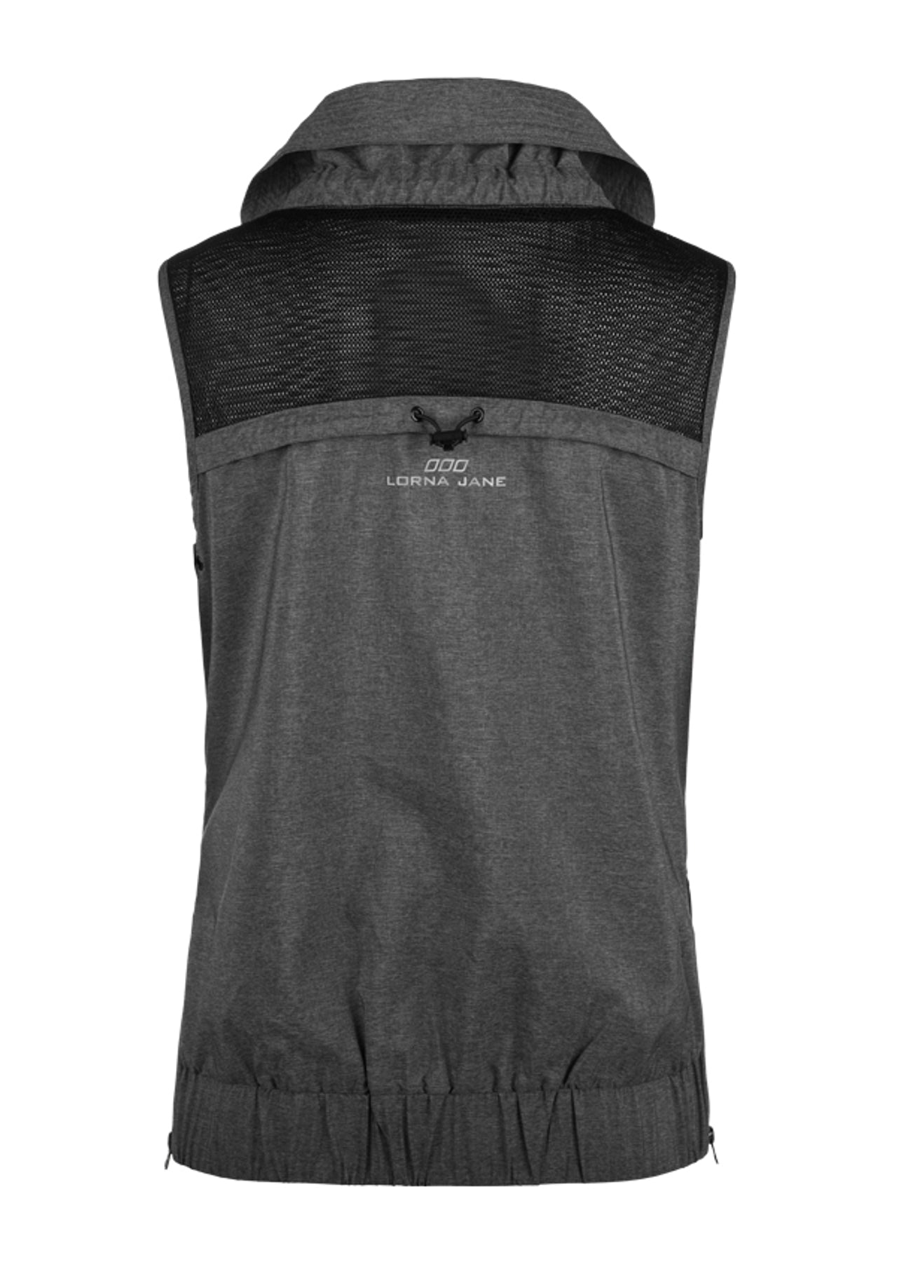 Lorna Jane Power Active S/Less Jacket - Black Marl