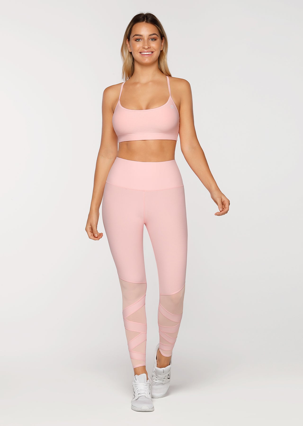Lorna Jane Sammy Sports Bra - Peony Marl