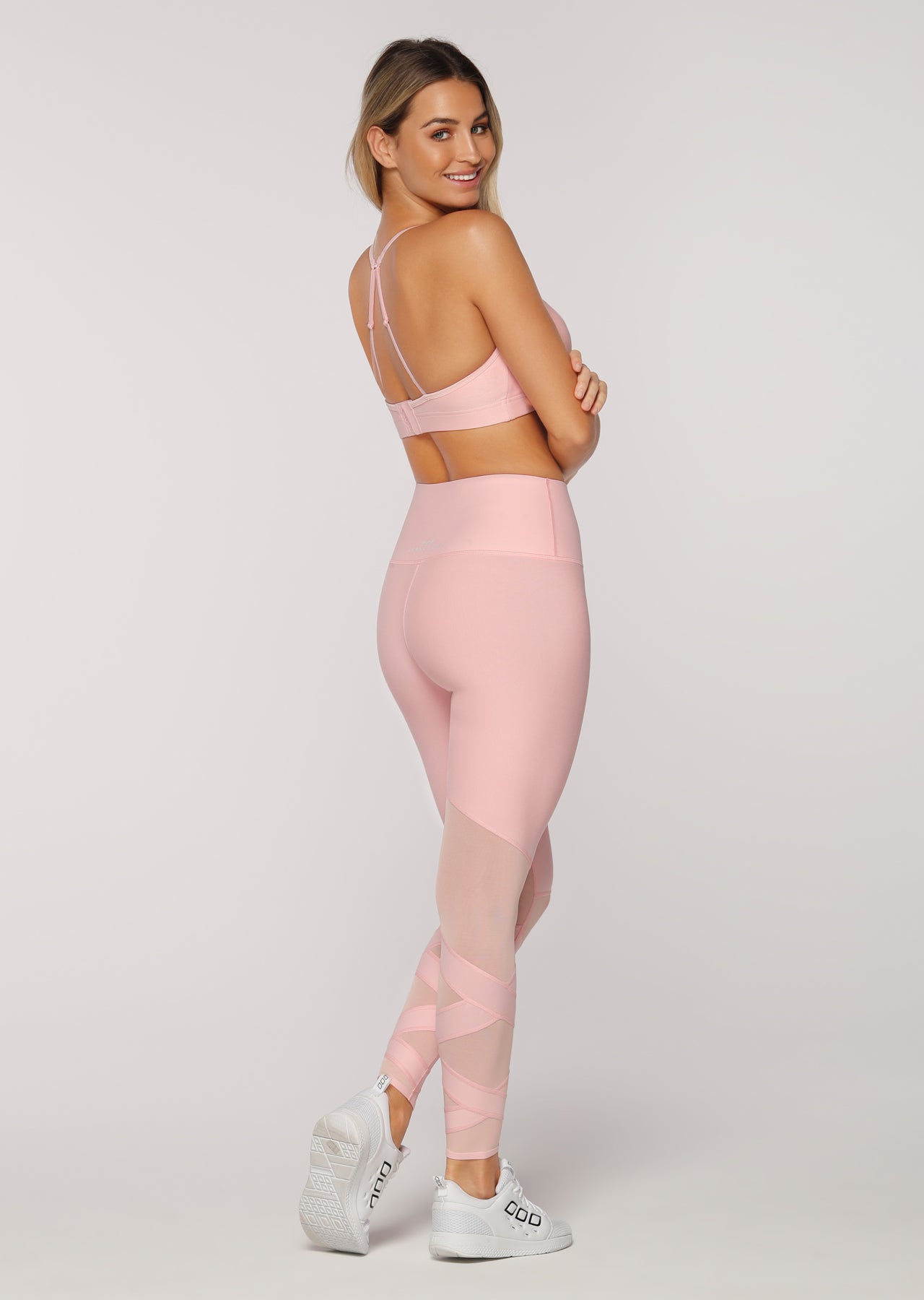 Lorna Jane Sammy Sports Bra - Peony Marl