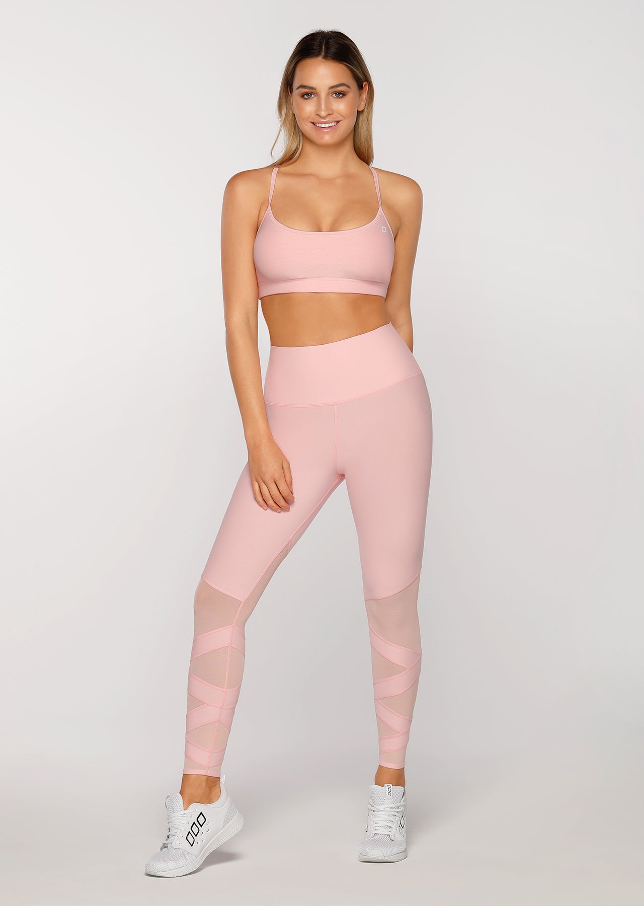 Lorna Jane Sammy Sports Bra - Peony Marl