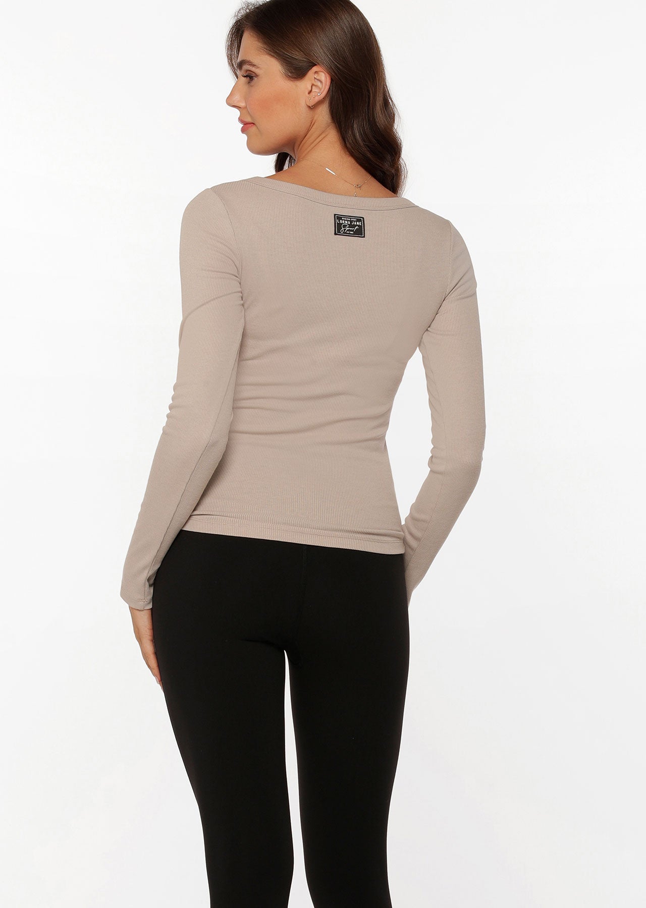 Lorna Jane Serene Long Sleeve Top - Off White