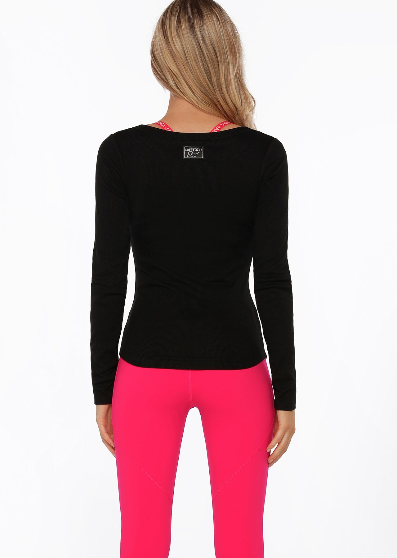 Lorna Jane Serene Long Sleeve Top - Black