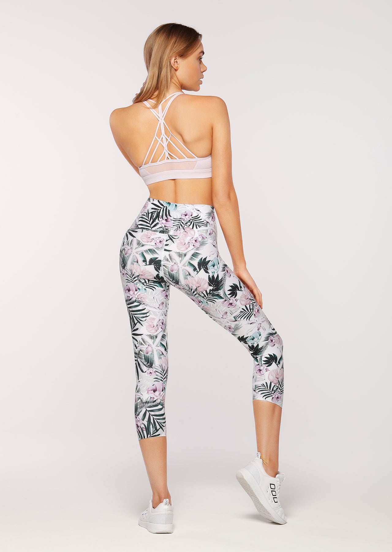 Lorna Jane Serene Sports Bra - Pastel Violet Marl