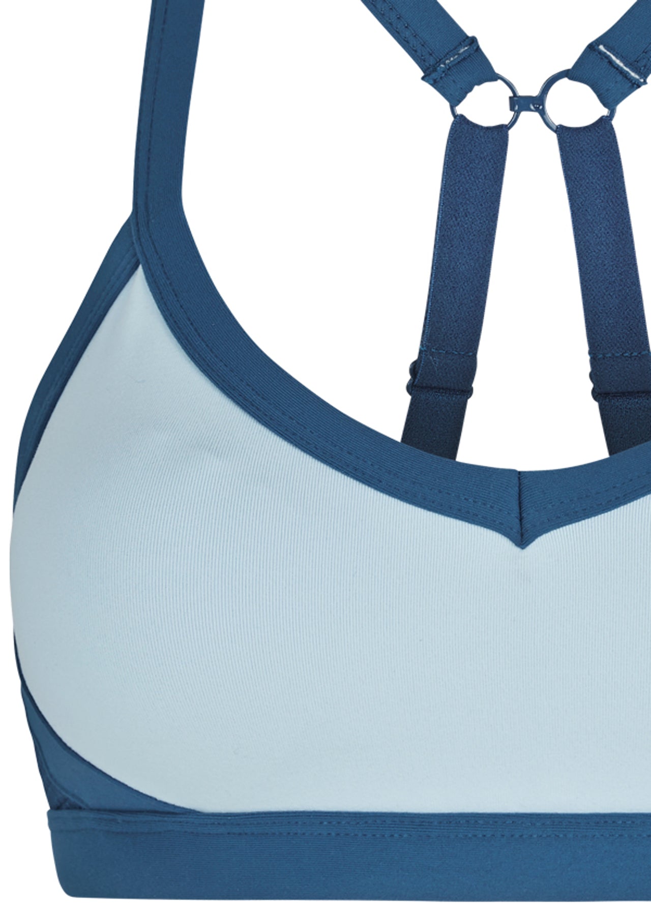 Lorna Jane Side Step Sports Bra - Ocean/Blue Sky