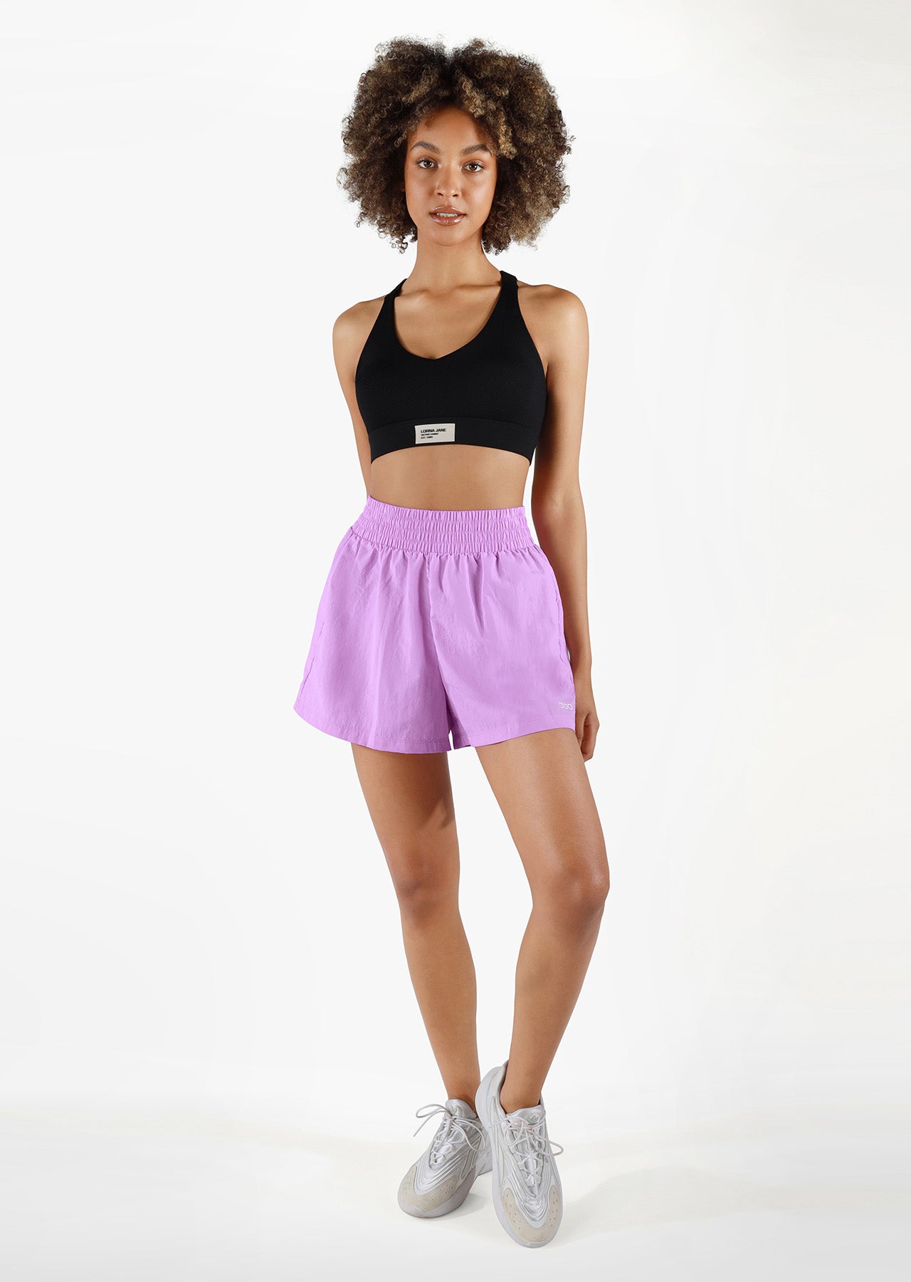 Lorna Jane Sweat It Run Shorts - Soft Lilac