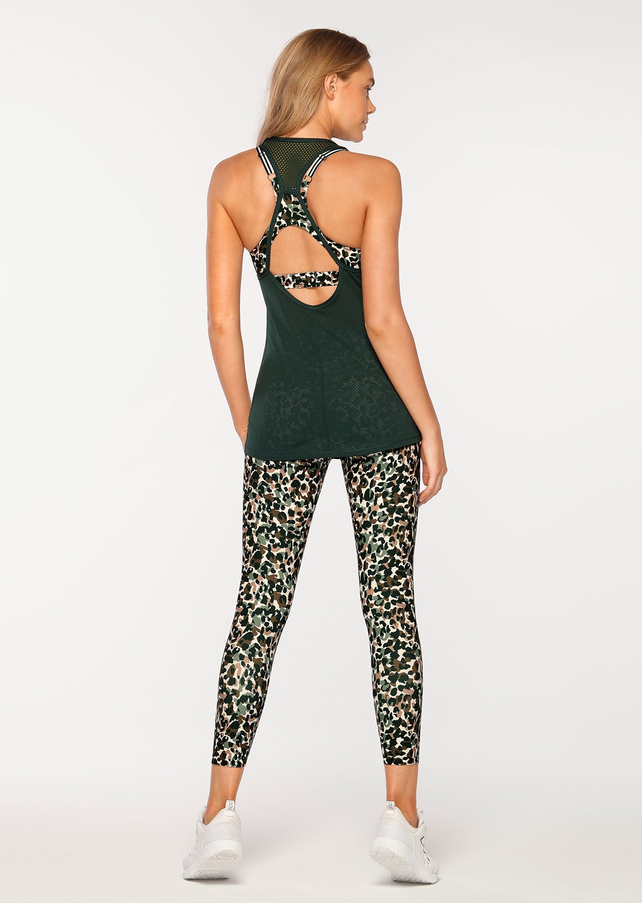 Lorna Jane Swift Excel Tank - Dark Green