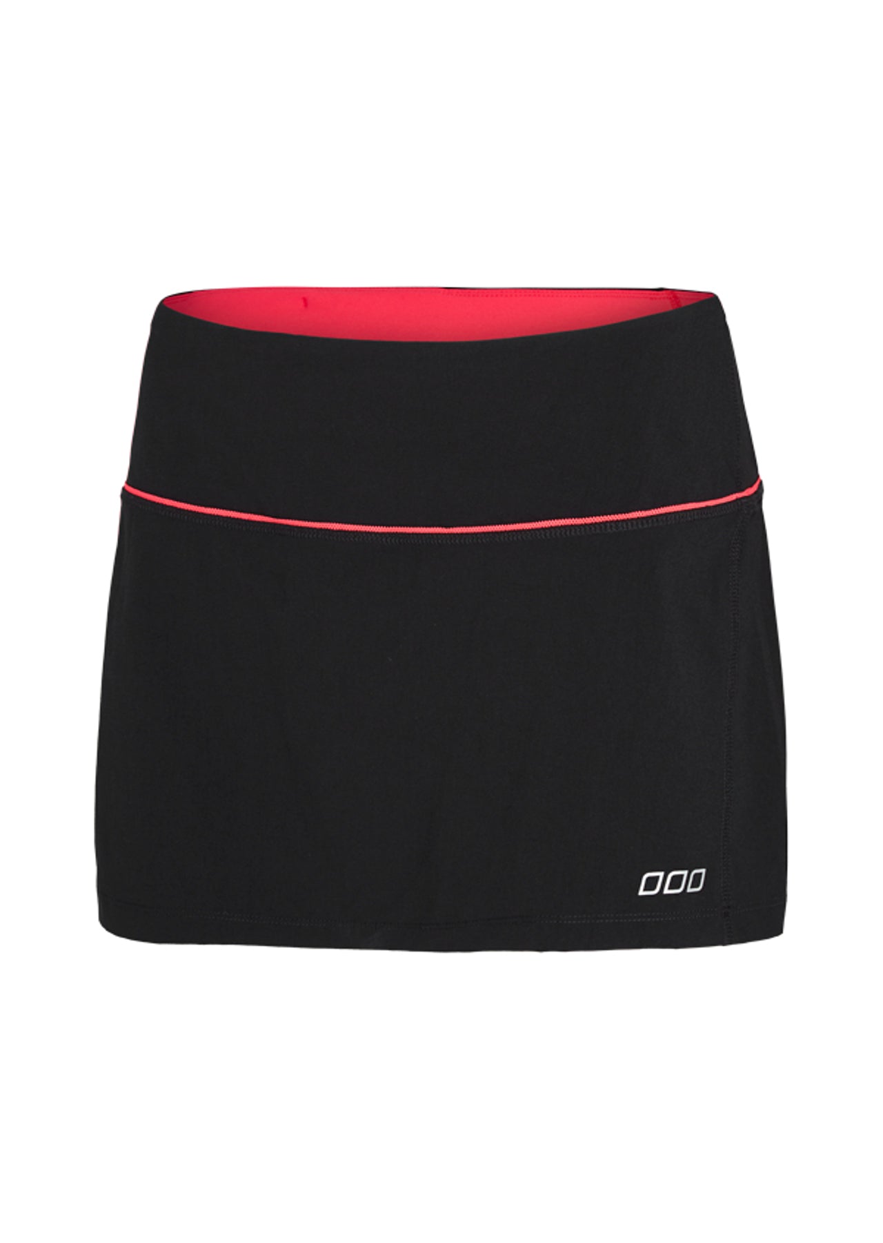 Lorna Jane Swift Skort - Black/Cupid Red
