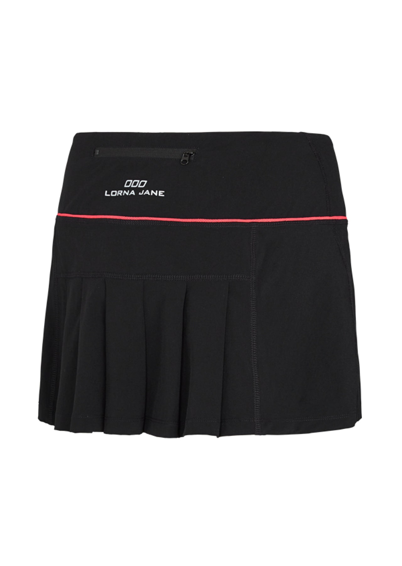Lorna Jane Swift Skort - Black/Cupid Red