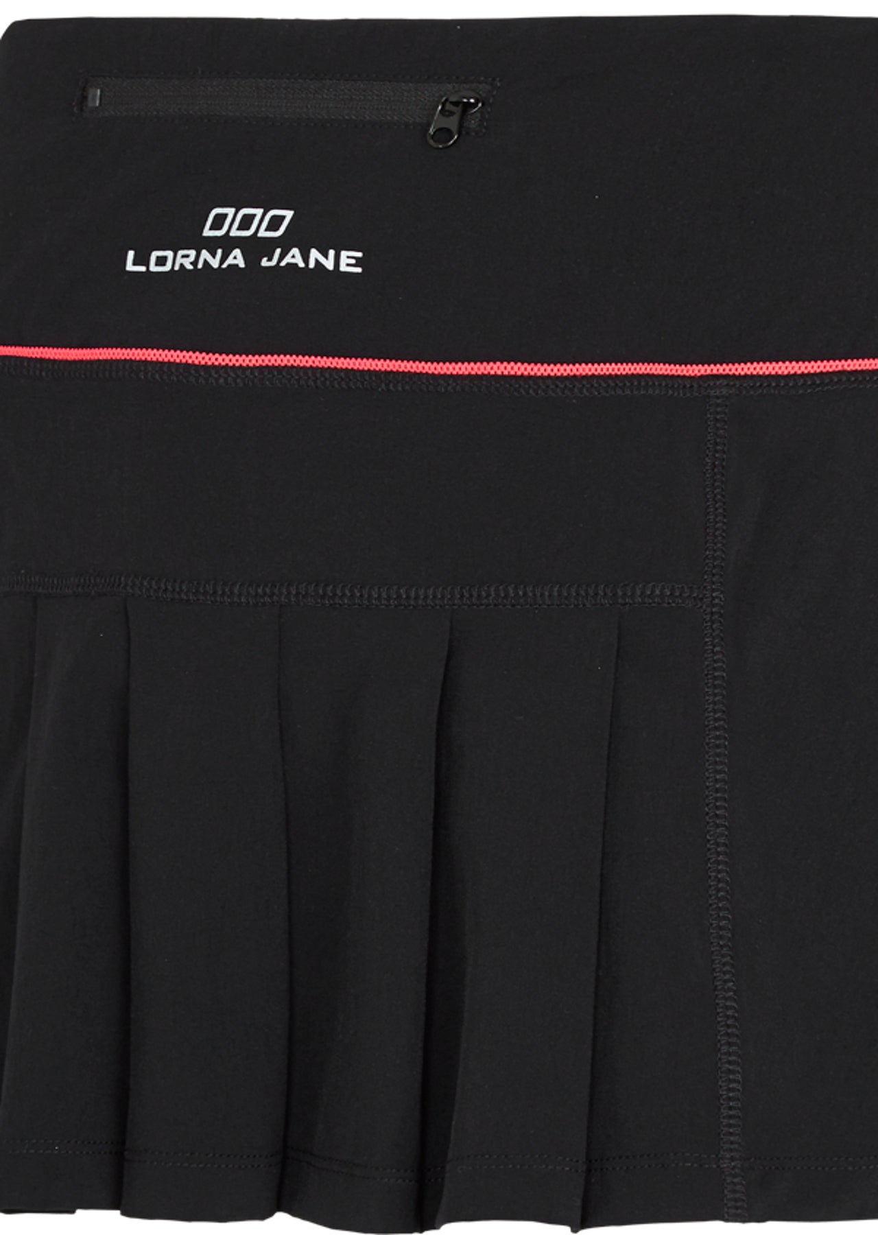 Lorna Jane Swift Skort - Black/Cupid Red