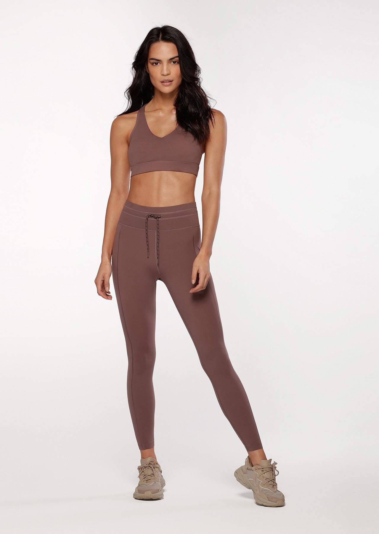Lorna Jane Toned Sports Bra - Stone