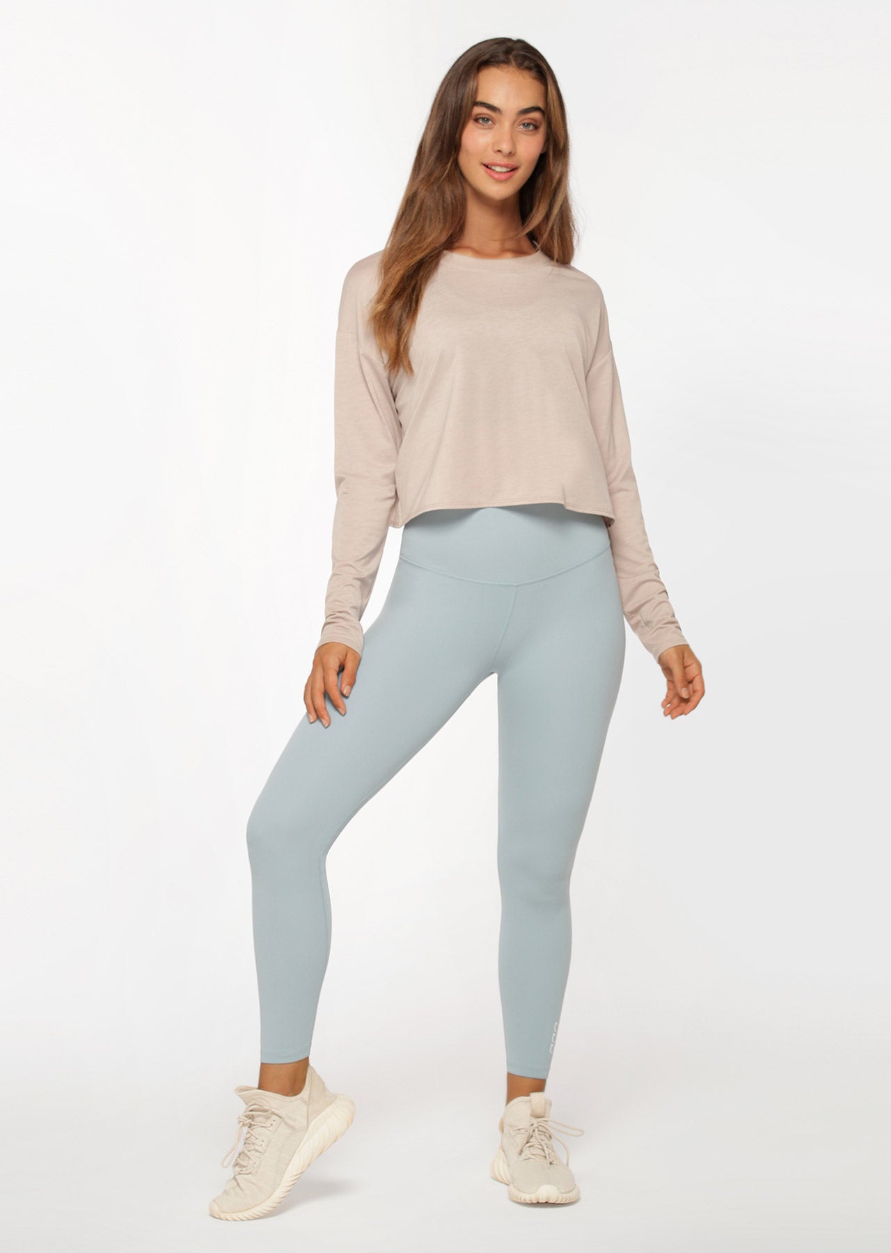 Lorna Jane Ultimate Comfort Long Sleeve Top - Off White