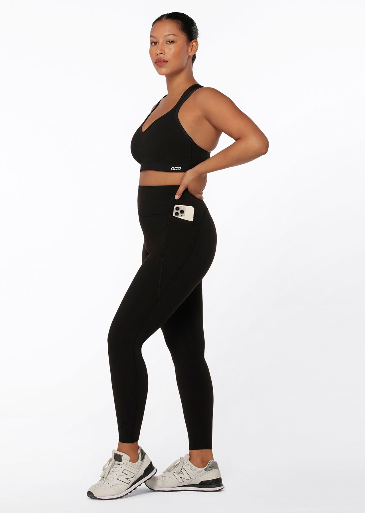 Lorna Jane Ultimate Excel Ankle Biter Leggings - Black