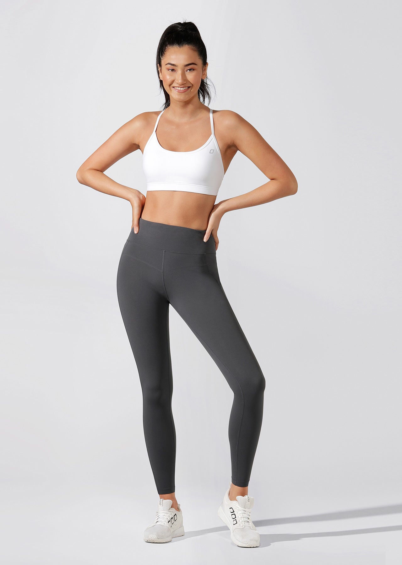 Lorna Jane Ultimate Support Ankle Biter Tight - Titanium