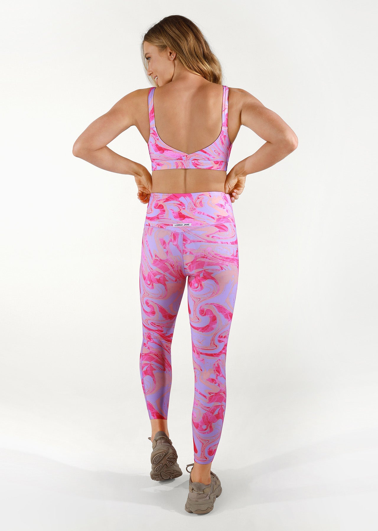 Lorna Jane Vapour Sports Bra - Vapour Print