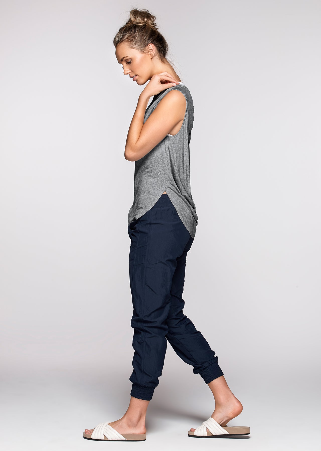 Lorna Jane Viola Tank - Grey Marl