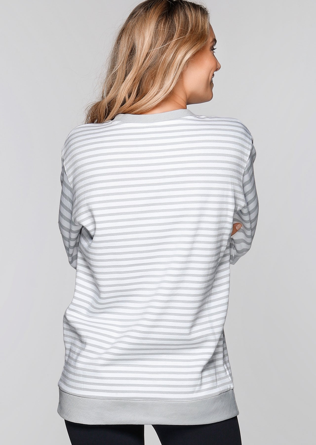 Lorna Jane Warriors Sweat Shirt - Galaxy/White