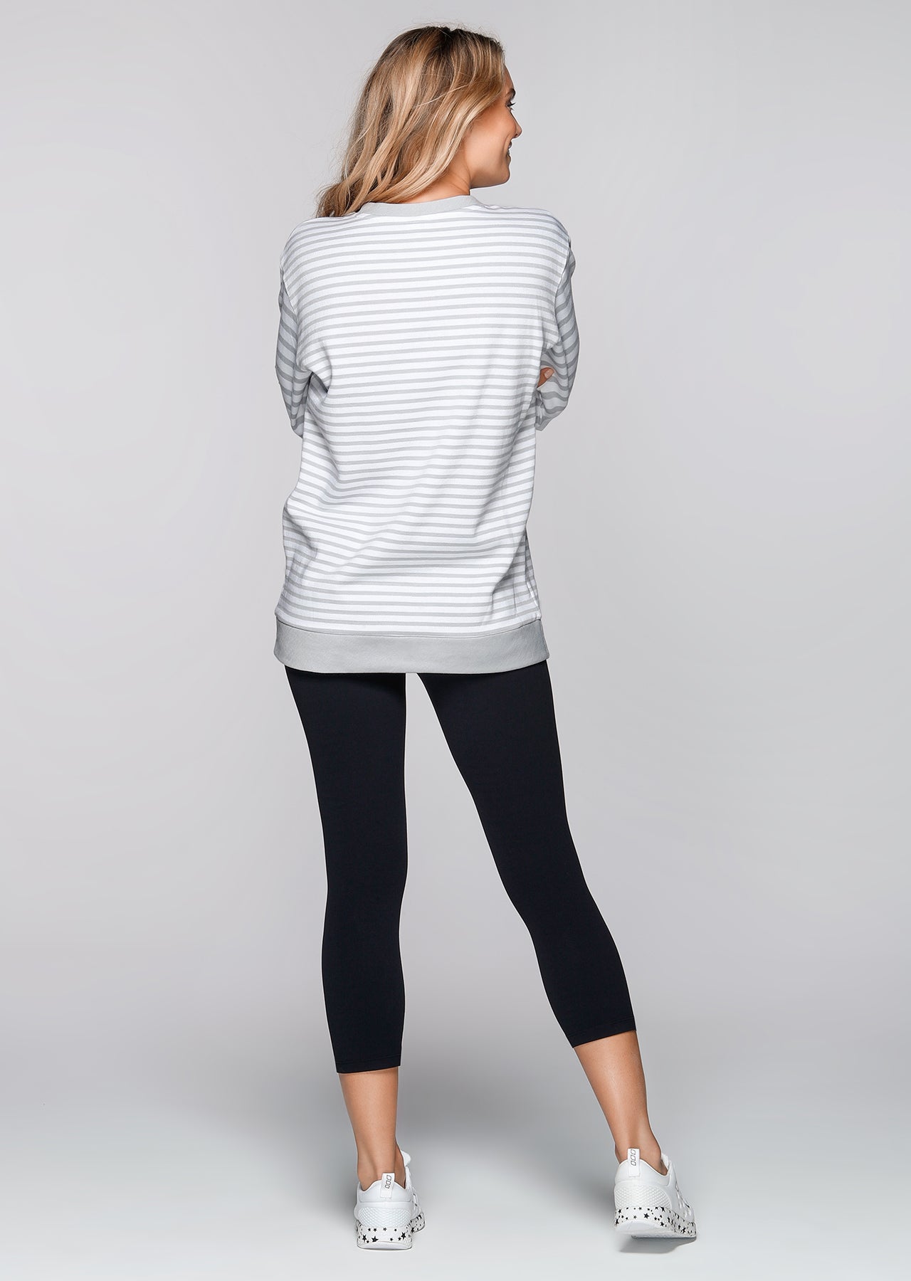 Lorna Jane Warriors Sweat Shirt - Galaxy/White