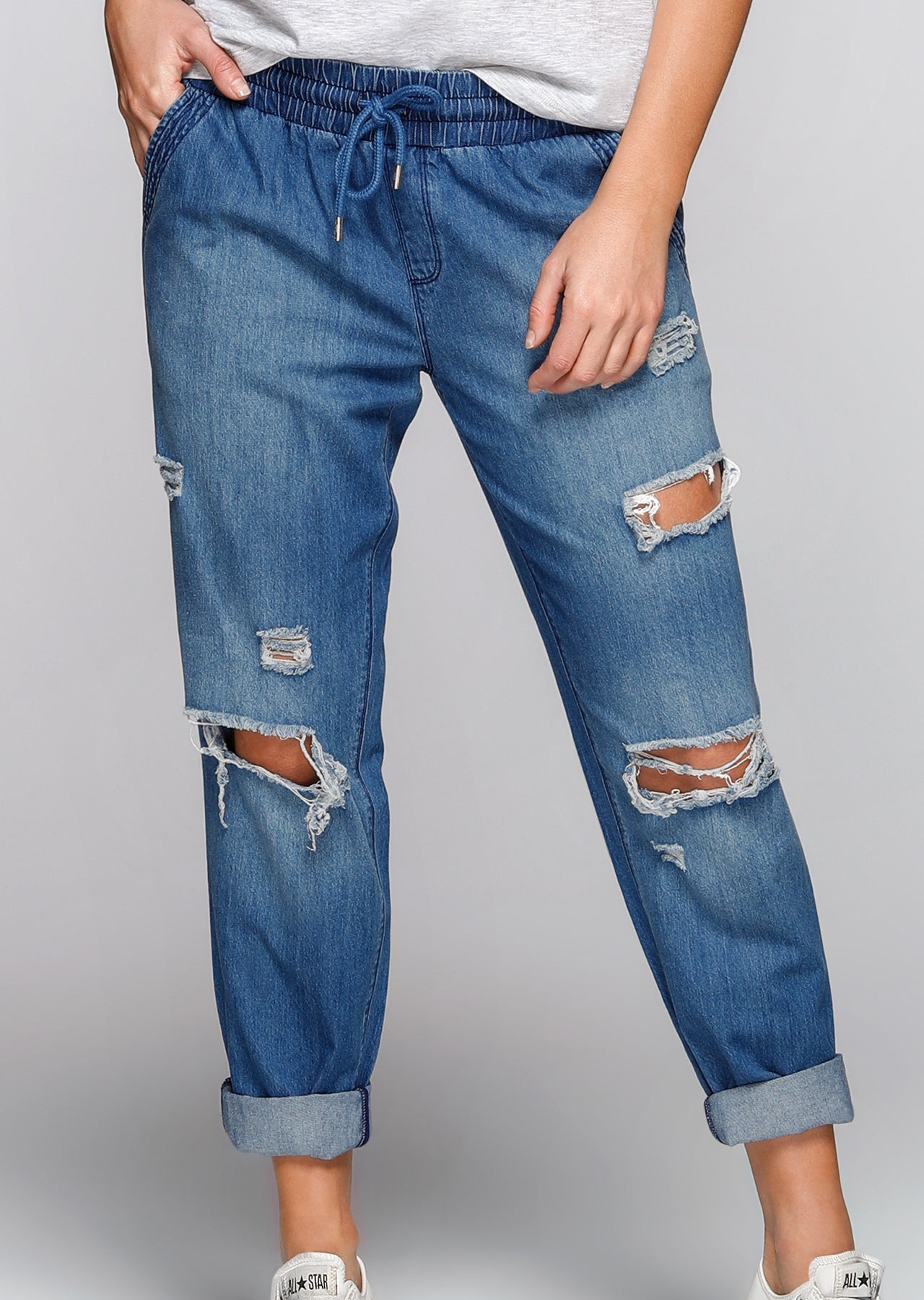 Lorna Jane Weekend Adventurer F/L Pants - Denim