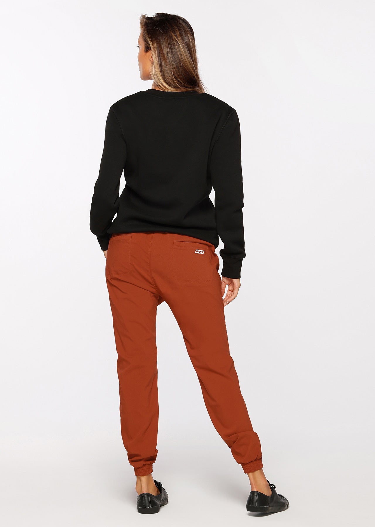 Lorna Jane Winter Flashy Full Length Pants - RUST