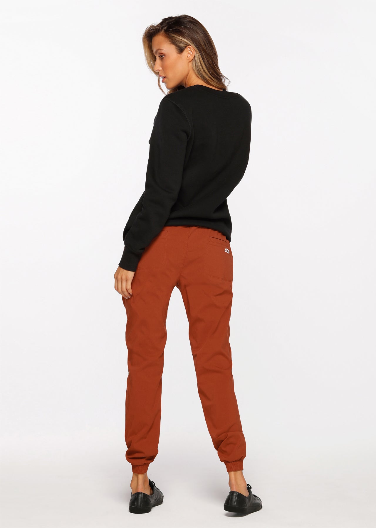 Lorna Jane Winter Flashy Full Length Pants - RUST