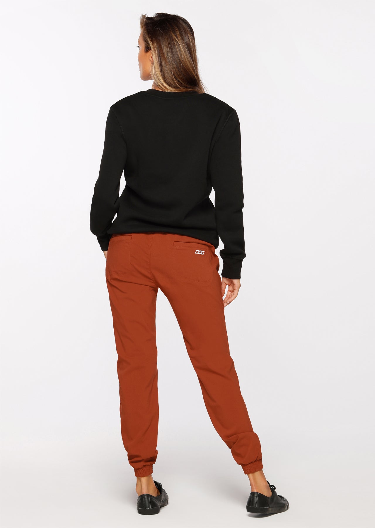 Lorna Jane Winter Flashy Full Length Pants - RUST