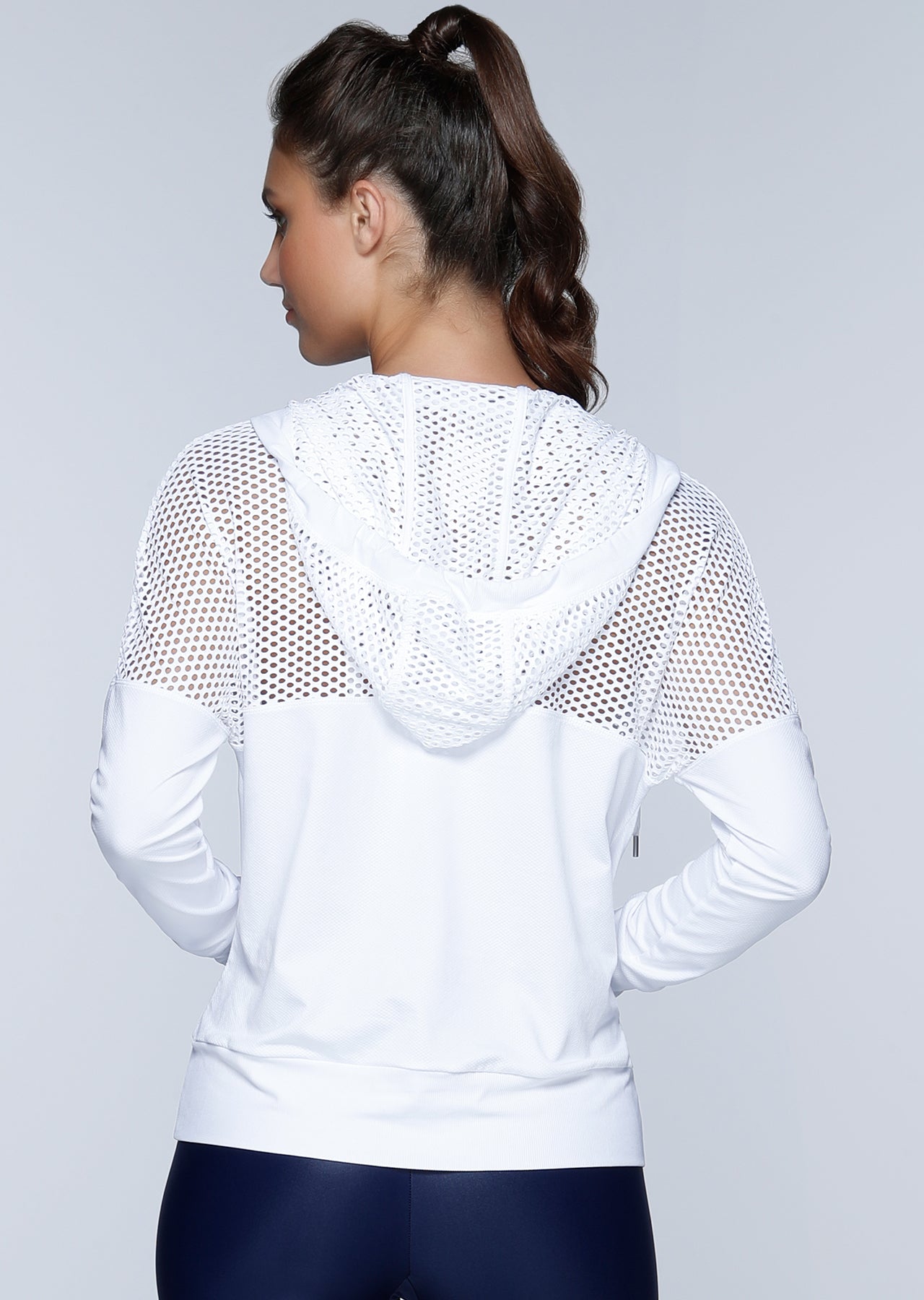 Lorna Jane Work That Hoodie - White