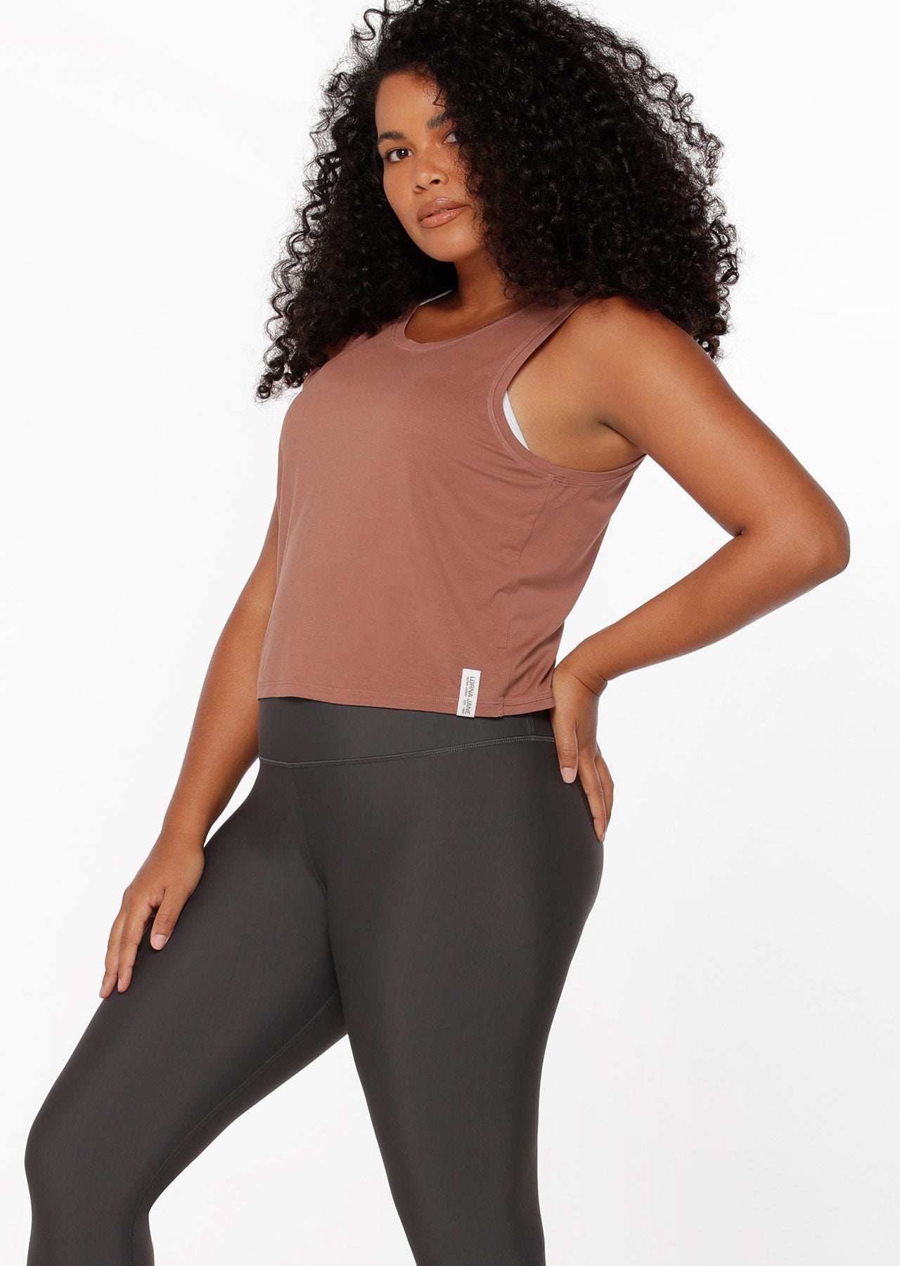 Lorna Jane Scoop Active Tank - Clove