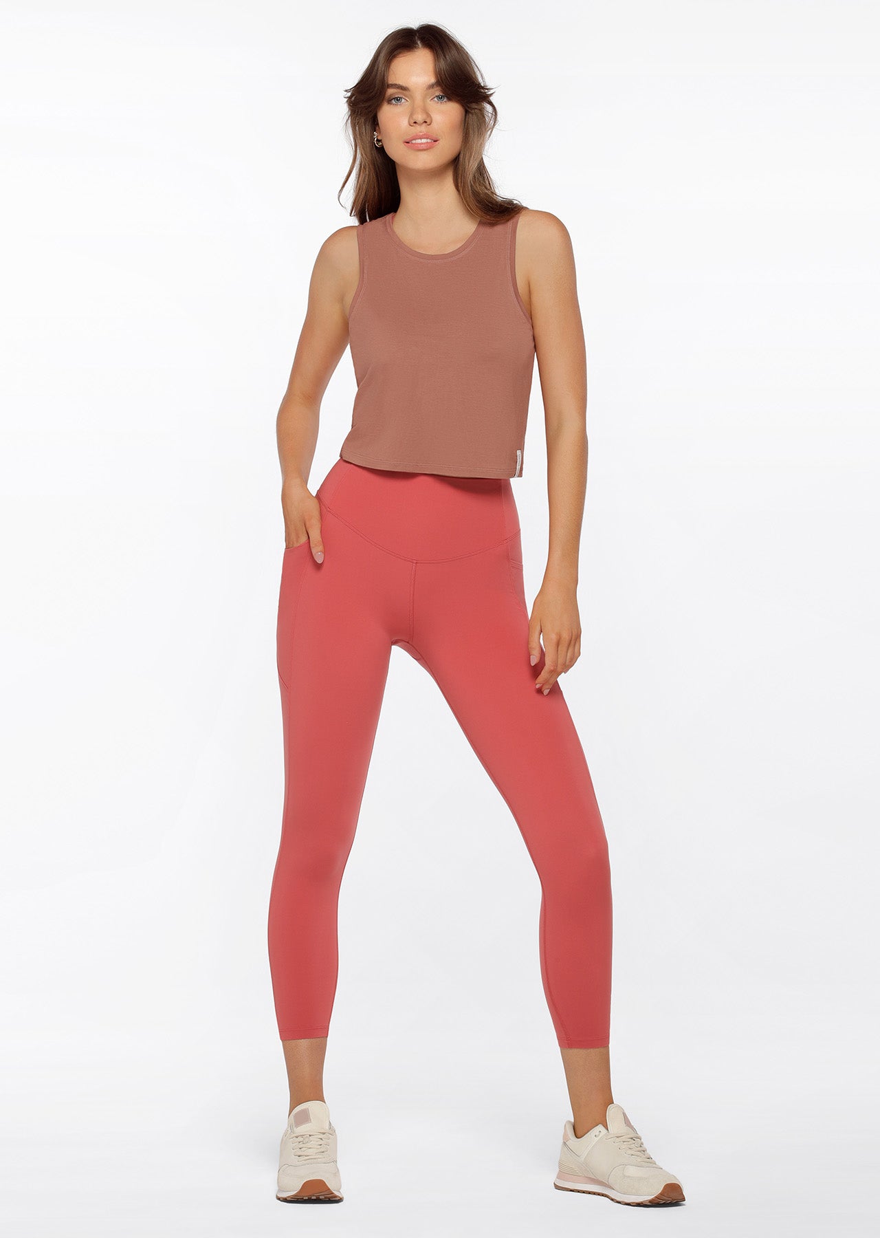 Lorna Jane Scoop Active Tank - Clove