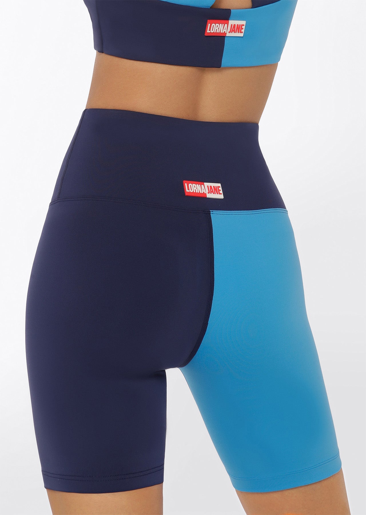 Lorna Jane Victory Core Stability Bike Shorts - Marine