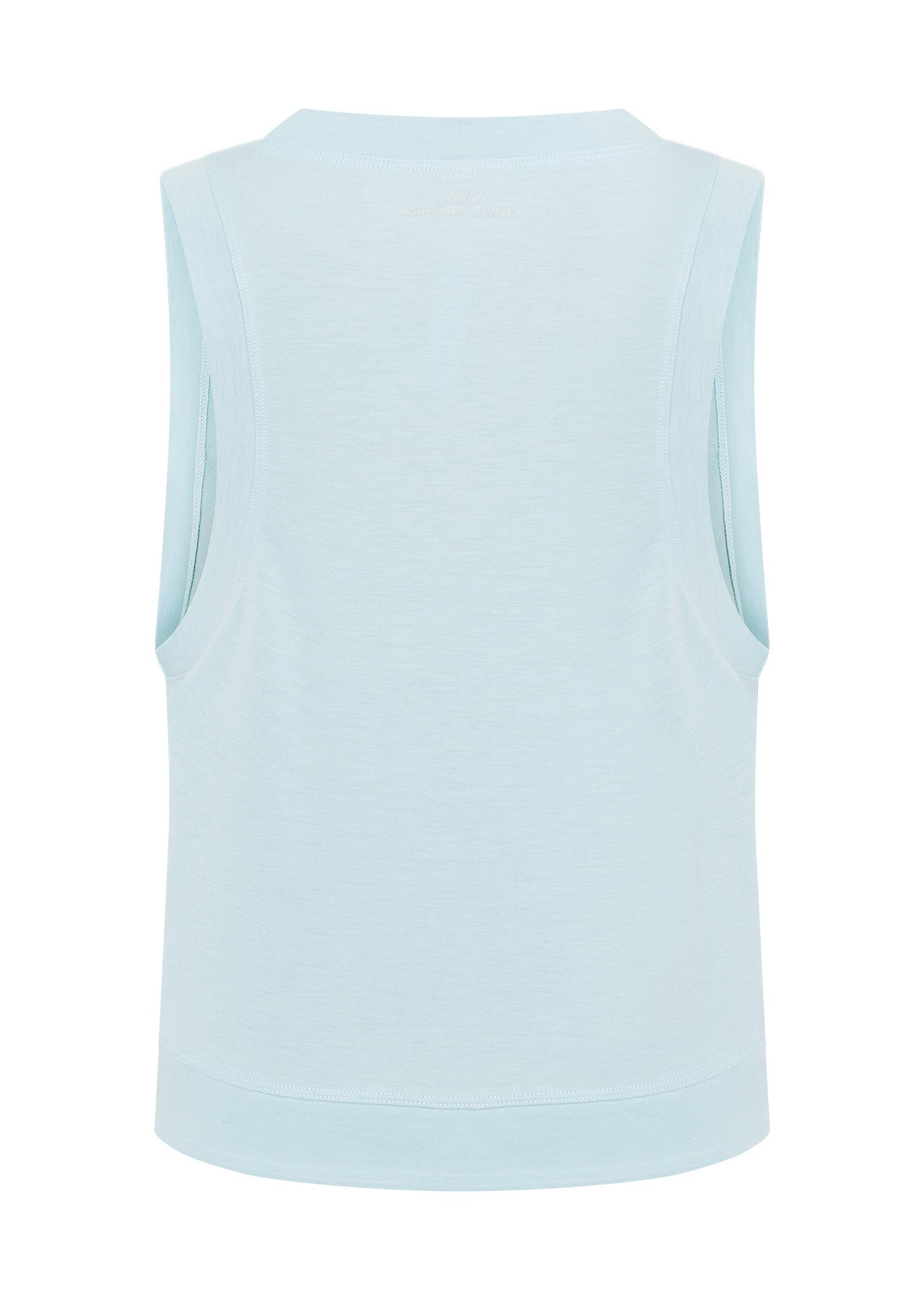 Lorna Jane LJ Maternity Cropped Bump Active Tank - Blue Sky