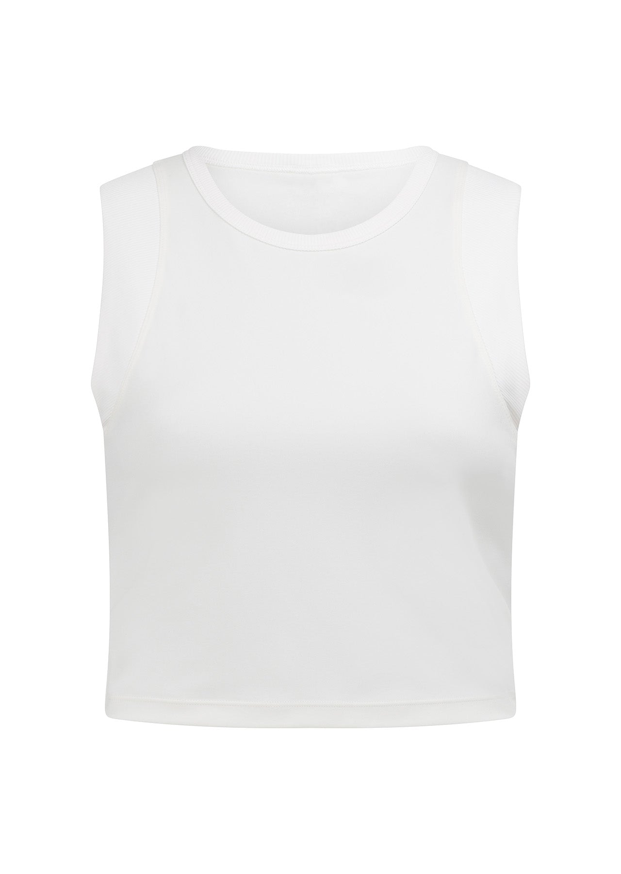 Lorna Jane Courtside Cropped Tank - Porcelain