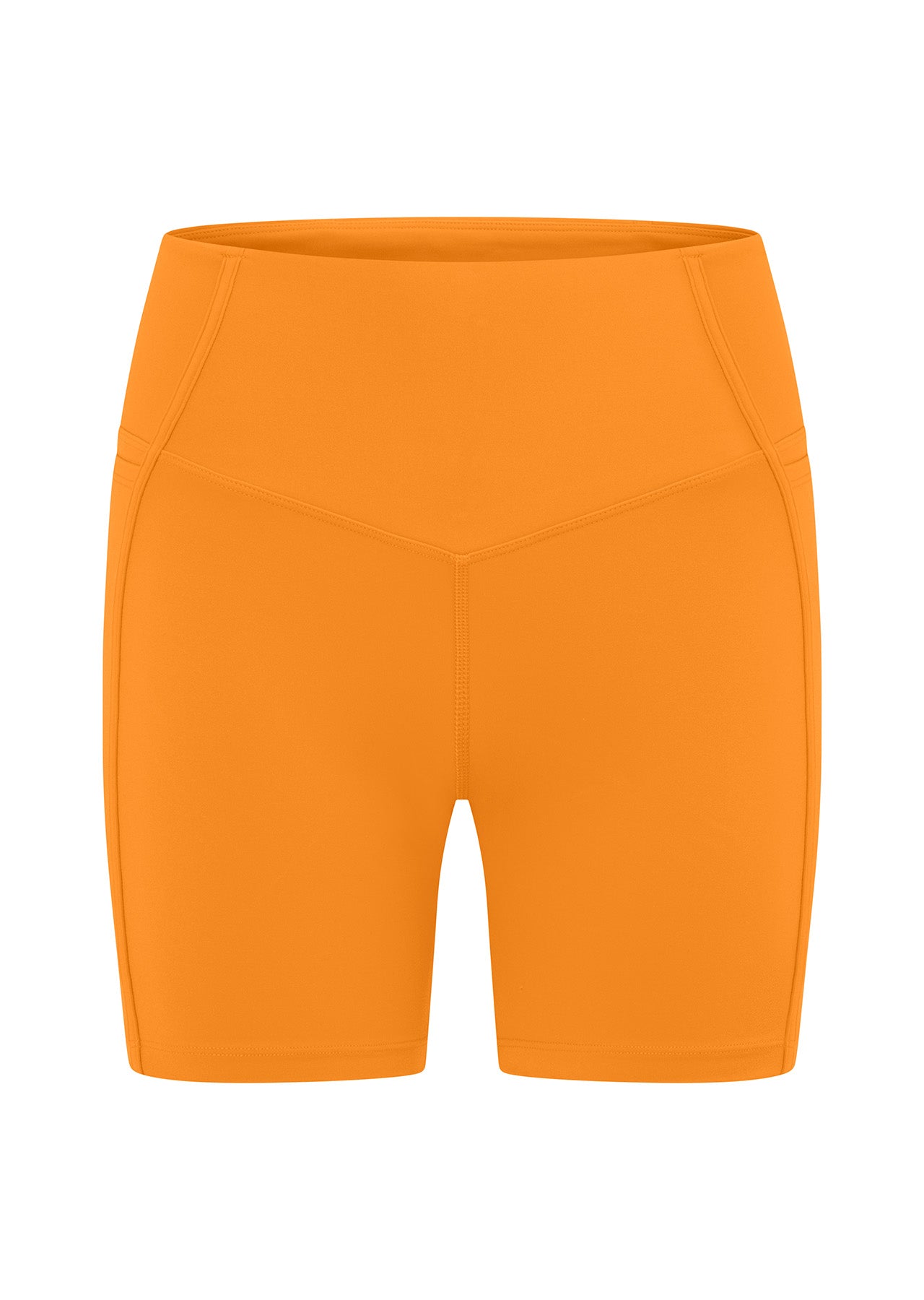 Lorna Jane Elevate Recycled Phone Pocket Bike Shorts - Tangelo