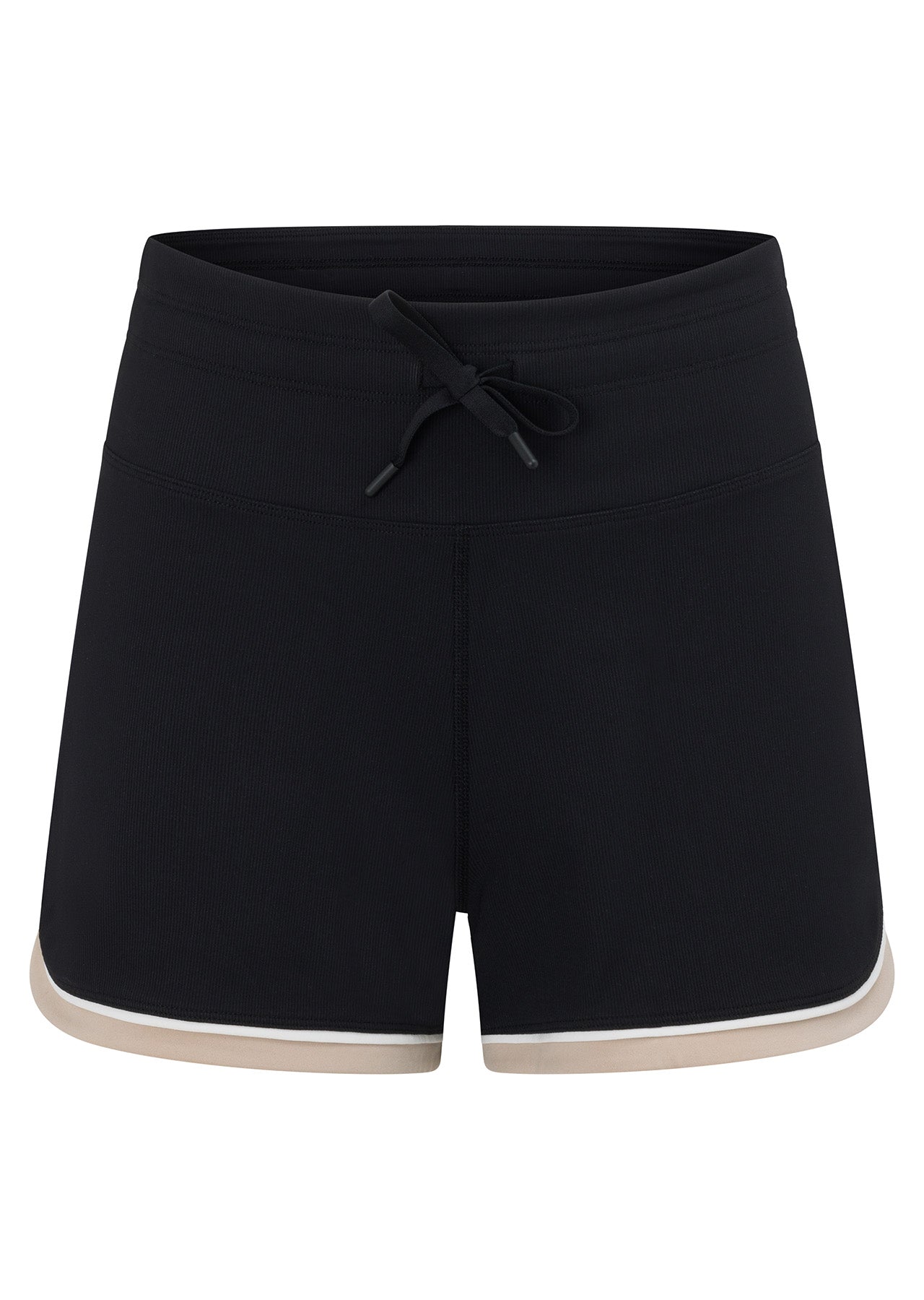 Lorna Jane Deuce Rib Kick Shorts - Black
