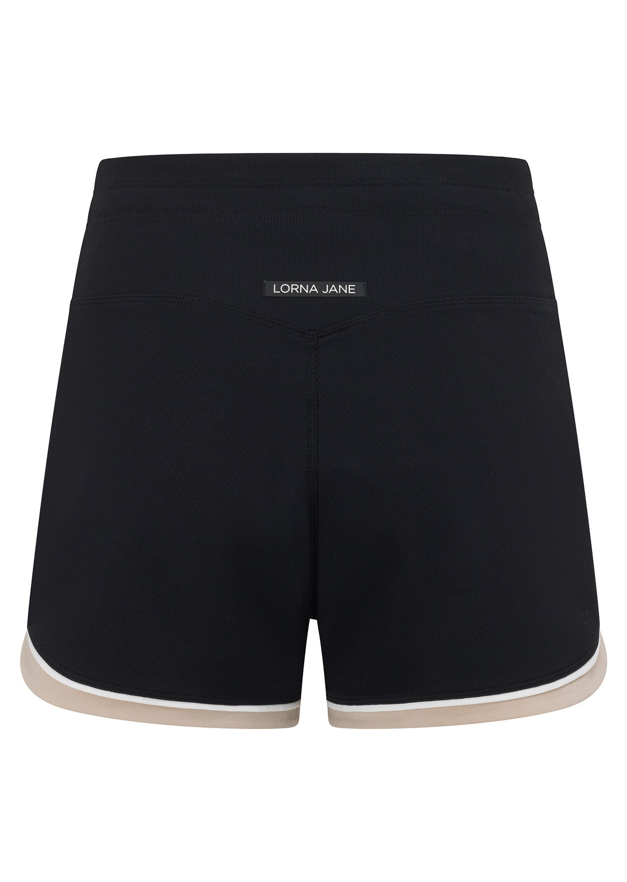 Lorna Jane Deuce Rib Kick Shorts - Black
