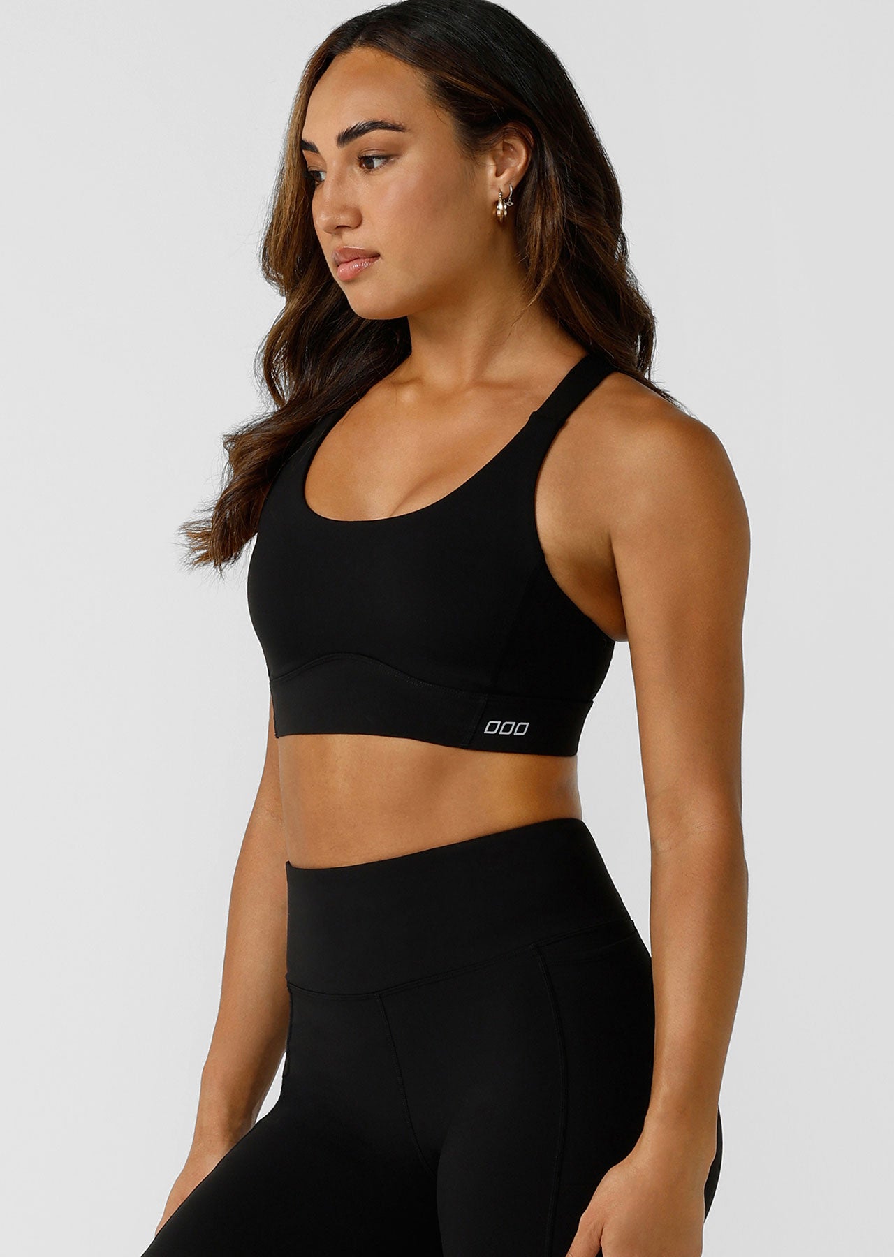 Lorna Jane Game Time Recycled Sports Bra - Black
